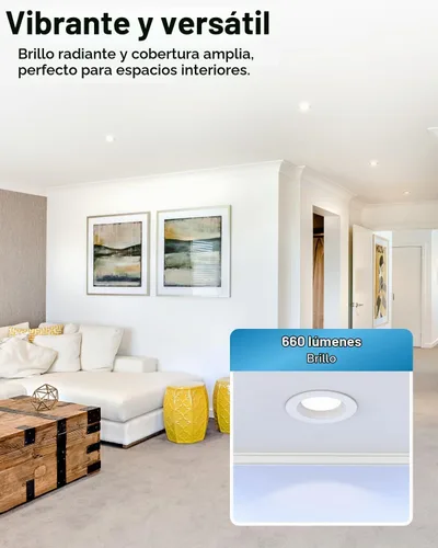 Vista 3 de Sunco 4 pulgadas retrofit LED empotrable puede luces, 5CCT, 11W = 40W