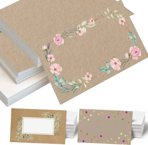 Vista 16 de 100 tarjetas de visita personalizadas de impresión de doble cara, personaliza con tu logotipo, tarjetas personalizadas de 3.5 x 2 pulgadas