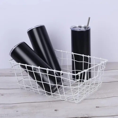 Vista 6 de Paquete de 4 vasos delgados de 20 onzas, juego de vasos delgados de acero inoxidable en caja de regalo individual, 20 onzas de capacidad, vaso