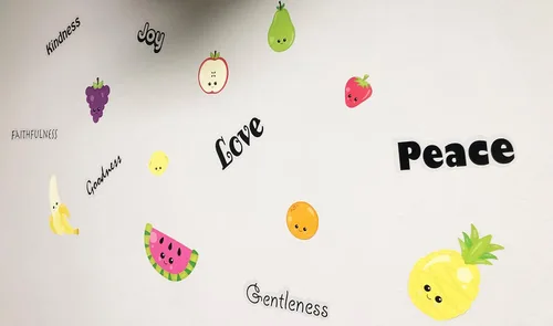 Vista 2 de Calcomanías de pared para niños, decoración de aula de iglesia, guardería, decoración de pared, calcomanías de versículo bíblico cristiano, sala