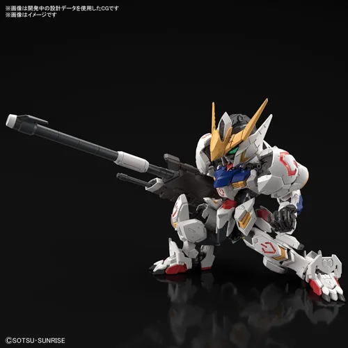 Vista 8 de BANDAI SPIRITS(バンダイ スピリッツ) MGSD Mobile Suit Gundam: Iron-Blooded Orphans Gundam Barbatos, Modelo de Plástico Codificado por