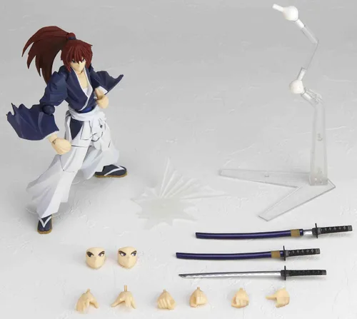 Vista 7 de Rurouni Kenshin Revoltech - Figura de acción Super Poseable #110 Himura Battohsai