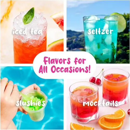 Vista 6 de Hawaiian Shaved Ice Paquete de 3 sabores de jarabes para conos de hielo granizado, 3 pintas