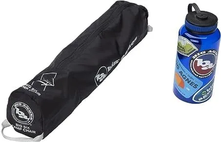 Vista 3 de Big Agnes Big Six - Silla de campamento alta y ancha, color negro