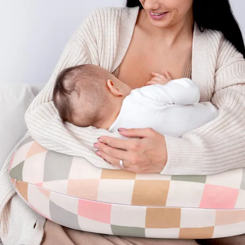 Vista 4 de DILIMI Funda de almohada de lactancia, funda elástica extraíble para almohadas de lactancia, funda ultra suave y cómoda para bebé niña y niño