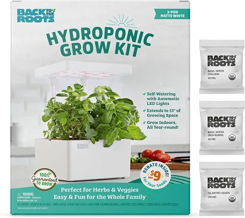 Vista 2 de Back to the Roots v1.0 Kit de cultivo hidropónico, Modelo 2022