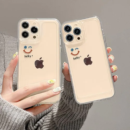 Vista 2 de ZEZHOU Funda protectora transparente para iPhone 13 Pro, diseño para iPhone 13 Pro con funda delgada, a prueba de golpes, para mujeres adolescentes