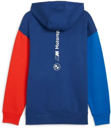 Vista 5 de PUMA Sudadera con capucha de forro polar BMW M Motorsport Essentials para hombre