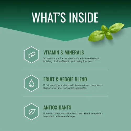 Vista 2 de Approved Science Multi-Vitaminas - con vitaminas B de espectro completo, té verde, luteína, licopeno, zeaxantina, bioperina - 180 cápsulas