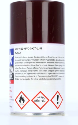 Vista 2 de TAMIYA Spray Laca TS-11 Granate TAM85011 Imprimadores y Pinturas de Laca