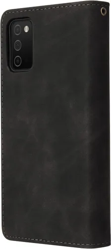 Vista 7 de Asuwish Funda compatible con Samsung Galaxy A03s, protector de pantalla de vidrio templado y funda de cuero con tapa para tarjetero, accesorios