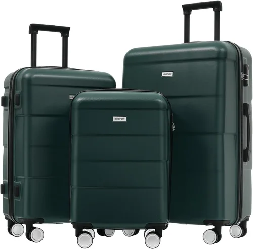 Vista 58 de Merax Equipaje Sets 2 piezas Hardshell 20&28 IN Maleta Set con bolsa de lona