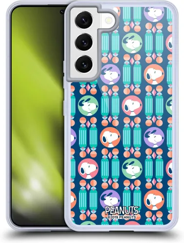 Vista 112 de Head Case Designs Snoopy Deco Dreams - Funda de gel con licencia oficial de Peanuts Blue Pattern [protección de grado militar] compatible con Google