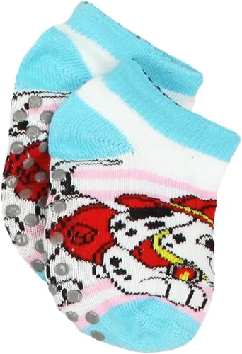 Vista 4 de Nick Jr. Paw Patrol - Paquete de 6 calcetines Gripper para niñas (12-24 meses, multicolor), BlancoMulticolor