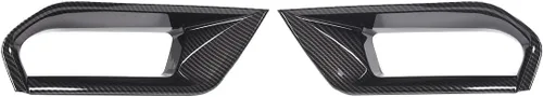 Vista 2 de Marco de ventilación de conducto de aire para parachoques delantero de automóvil para Chevrolet Corvette C7 Z06 2014-2019 cubierta de parachoques