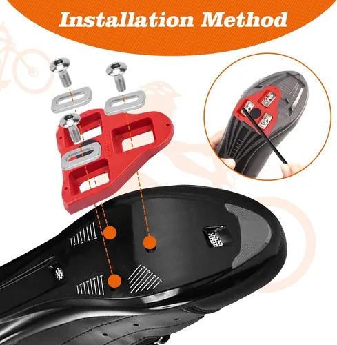 Vista 5 de Delta - Tornillos para tacos SPD, tornillos de repuesto compatibles con tacos de bicicleta Delta, llave de clip SPD, tornillos de tacos Delta