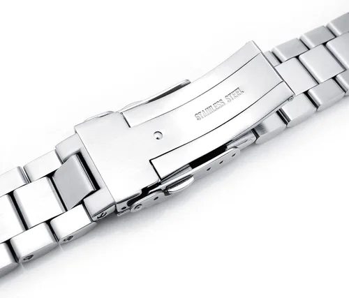 Vista 6 de MiLTAT Correa de reloj de 0.787 in para Seiko Sumo SBDC001 SBDC003 SBDC031 SBDC033, Enlace de tornillo de molino de fin