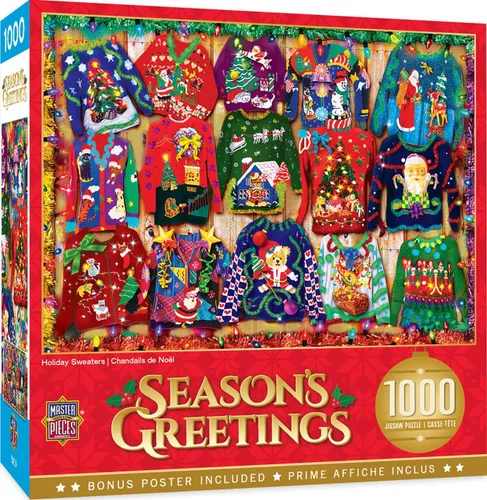 Vista 12 de MasterPieces Rompecabezas de Navidad de 1000 piezas, taller de Santa, 19.25 x 26.75 pulgadas