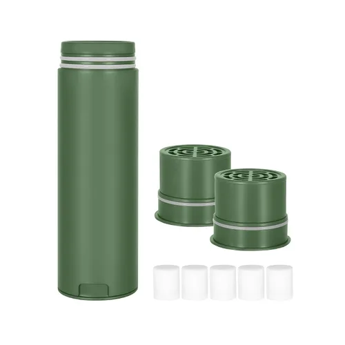 Vista 7 de Timain Bomba de filtro de agua portátil para exteriores, sistemas de filtración de agua, perfecta para viajes, camping, senderismo, pesca, caza
