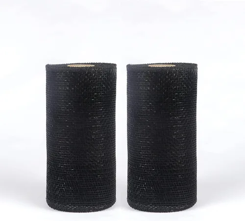 Vista 109 de YYCRAFT Paquete de 2 cintas de malla de polímero metálico de 6 pulgadas (total 20 yardas, verde manzana)