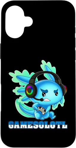Vista 23 de Gamesolotl Gaming Gamer Axolotl Case for iPhone 17