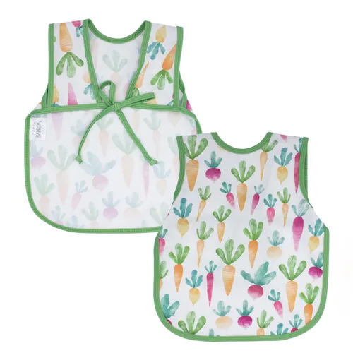 Vista 19 de BapronBaby Galletas y leche Bapron – Babero más seguro sin lazo para el cuello para bebés y niños pequeños – Suave impermeable resistente a