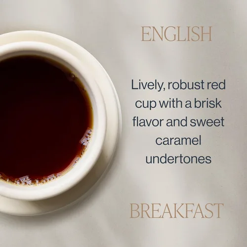 Vista 4 de Rishi Tea Té de desayuno inglés orgánico de hojas sueltas de té negro puro, energizante y con cafeína, ideal para té caliente o helado - 4 onzas