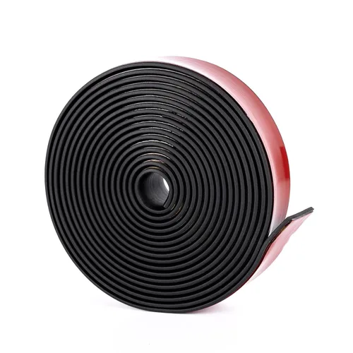 Vista 18 de Tiras de goma de neopreno con parte trasera adhesiva, junta autoadhesiva para acolchado de alfombrilla, 1 pulgada de ancho x 1/5 pulgadas de grosor