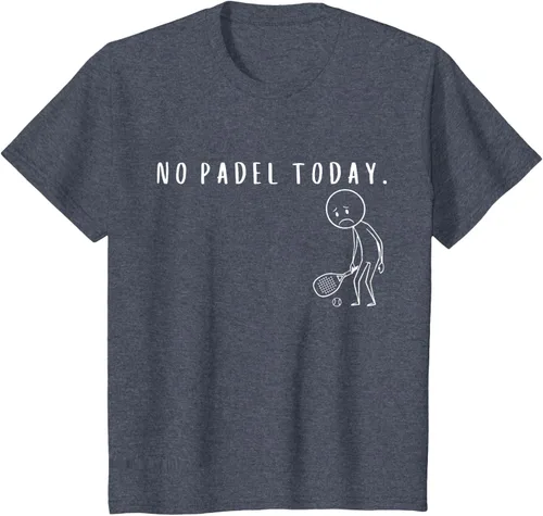 Vista 61 de No Padel Today Funny Padel Stickman Padel Playera Jugador de Tenis