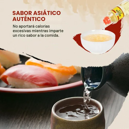 Vista 6 de 52USA Mirin - Vino de cocina, auténtico condimento japonés para salsas