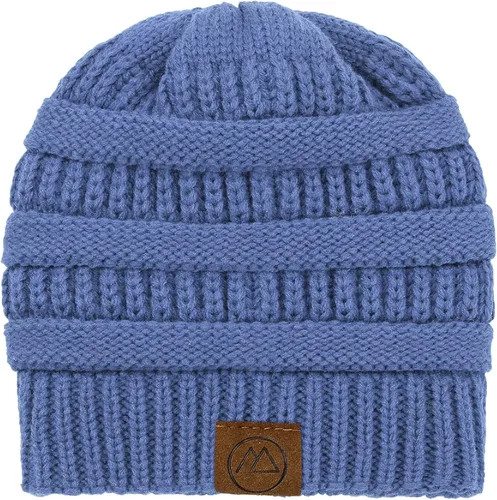 Vista 5 de Gorros de invierno con forro de satén para mujer, gorro de invierno para mujer, con forro de seda, gorro holgado para invierno, gorro de punto