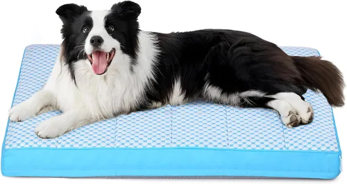 Vista 48 de Tapete refrescante para perros pequeños, almohadilla ortopédica de espuma viscoelástica de 24 x 18 pulgadas para verano, QMAX>0.5, almohadilla