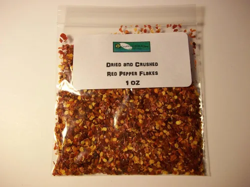 Vista 2 de Copos de pimienta roja, secos y picados, 1 oz, delicioso y fresco