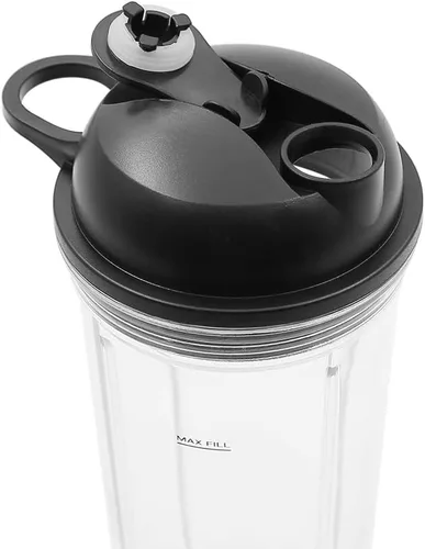 Vista 7 de Piezas de repuesto Cuchilla con taza y tapa de 32 onzas, compatible con NutriBullet Blender Combo, Pro 1000 y Select 2.0
