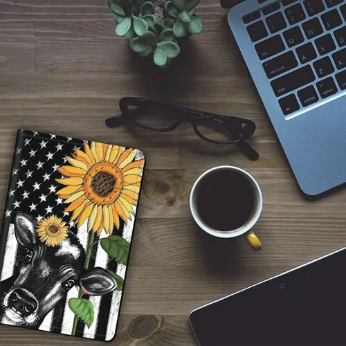 Vista 7 de Funda para Samsung Galaxy Tab S6 Lite de 10.4 pulgadas, versión 2022/2020, ligera, funda inteligente de piel sintética con soporte ajustable