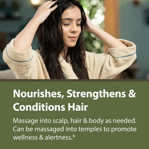 Vista 6 de Tattva's Herbs Aceite Amla para el crecimiento del cabello y tratamiento del cuero cabelludo, aceite indio prensado en frío y sin refinar, botella