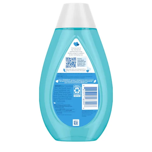 Vista 6 de Johnson's Clean & Fresh Champú y Jabón Corporal para Niños 2-en-1 Lavado Diario del Cabello y Cuerpo para Niños y Pequeños Limpia Suavemente