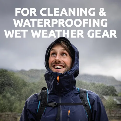 Vista 2 de Nikwax Dúo-Pack de limpieza e impermeabilización para ropa impermeable