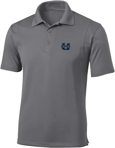 Vista 89 de Polo atlético de micro piqué NCAA para hombre Prime con cuello propio
