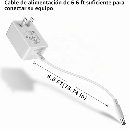 Vista 2 de Adaptador de corriente para columpio de bebé con cable USB, cargador de columpio para bebé apto para Ingenuity Swing para InLighten, InLighten