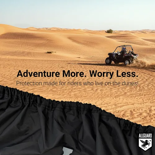 Vista 2 de Funda resistente a la intemperie para UTV compatible con Cfmoto Uforce 100 2019 – Exterior e interior – Agua, nieve, sol – Correas de seguridad