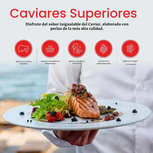 Vista 3 de ENVÍO POR LA NOCHE Olma American Paddlefish Caviar, 1 oz/28g