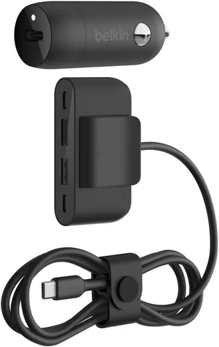 Vista 4 de Belkin Extensor de alimentación de 4 puertos, compatible con dispositivos USB-C y USB-A - Apple iPhone 17, Air, Pro, Pro Max, iPad, AirPods, Apple