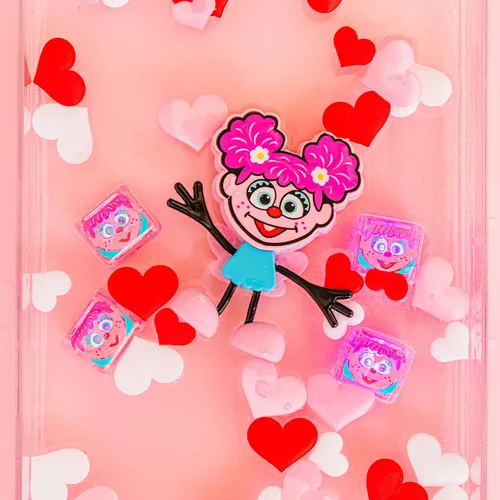 Vista 4 de Glo Pals x Plaza Sésamo Cubos Luminosos Activados por Agua para Juegos Sensoriales (Abby Cadabby - Solo Cubos)