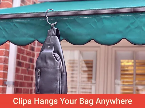 Vista 6 de Clipa 2 - El gancho para bolsa instantáneo Colección Negro mate