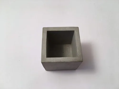 Vista 5 de Silicone mold 2" Small Cube Tray Storage Box Jewelry Box Geometric Mould Cast Concrete Plaster Succulent Candle Holder Square