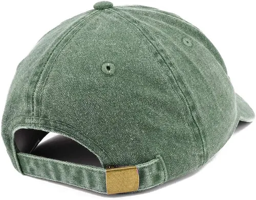 Vista 2 de Trendy Apparel Shop AIDS Awareness Red Ribbon Patch Green Ribbon Patch Pigment Dyed Washed Baseball Cap