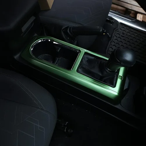 Vista 6 de Marco Protector de Panel de Cambio de Engranajes de Control ABS para Automóvil Compatible con Toyota Tacoma 2015 2016 2017 2018 2019 2020 2021 2022