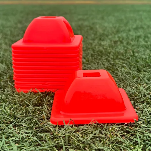 Vista 17 de LVL10 Pro - Conos de entrenamiento – Mini conos de fútbol de 2 pulgadas para entrenamiento deportivo – para ejercicios de baloncesto, fútbol