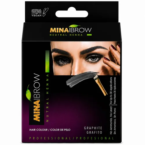 Vista 8 de Kit de tinte temporal profesional de henna con cepillo extra, marrón dorado Café dorado